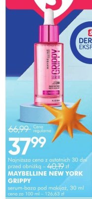 Grippy serum-baza pod makijaż promocja w Super-Pharm