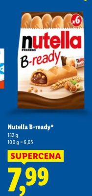 Baton Nutella B-ready promocja w Lidl