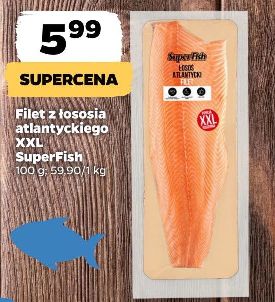 Filet z łososia atlantyckiego Superfish promocja