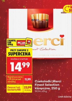 Czekoladki Merci Finest Selection klasyczne promocja w Biedronka