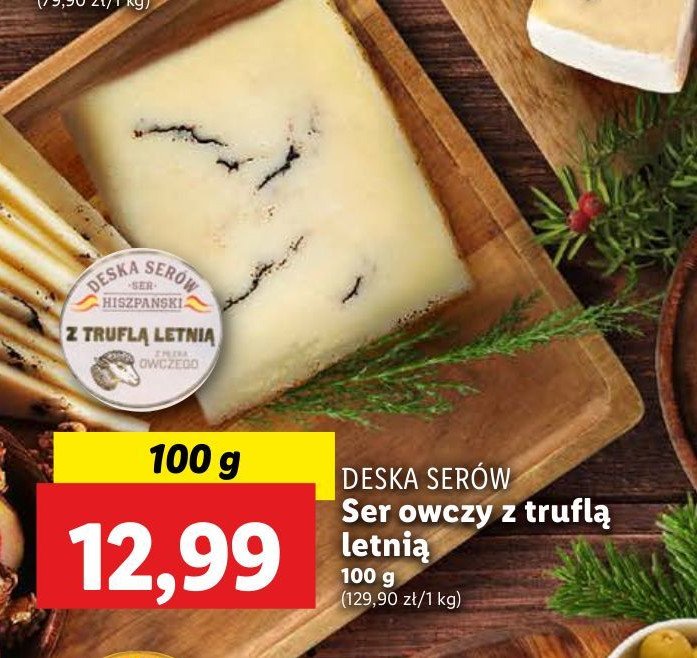 Ser owczy z truflami Deska serów lidla promocja