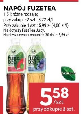 Napój Fuzetea promocja w Stokrotka