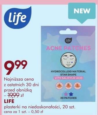 Plasterkі na niedoskonałości Life, 20 szt. promocja w Super-Pharm