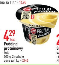 Pudding wanilia Zott protein promocja