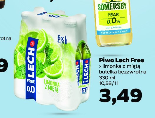 Piwo Lech free limonka z miętą promocje