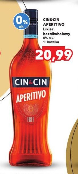 Vermouth Cin&cin aperitivo promocja w Kaufland