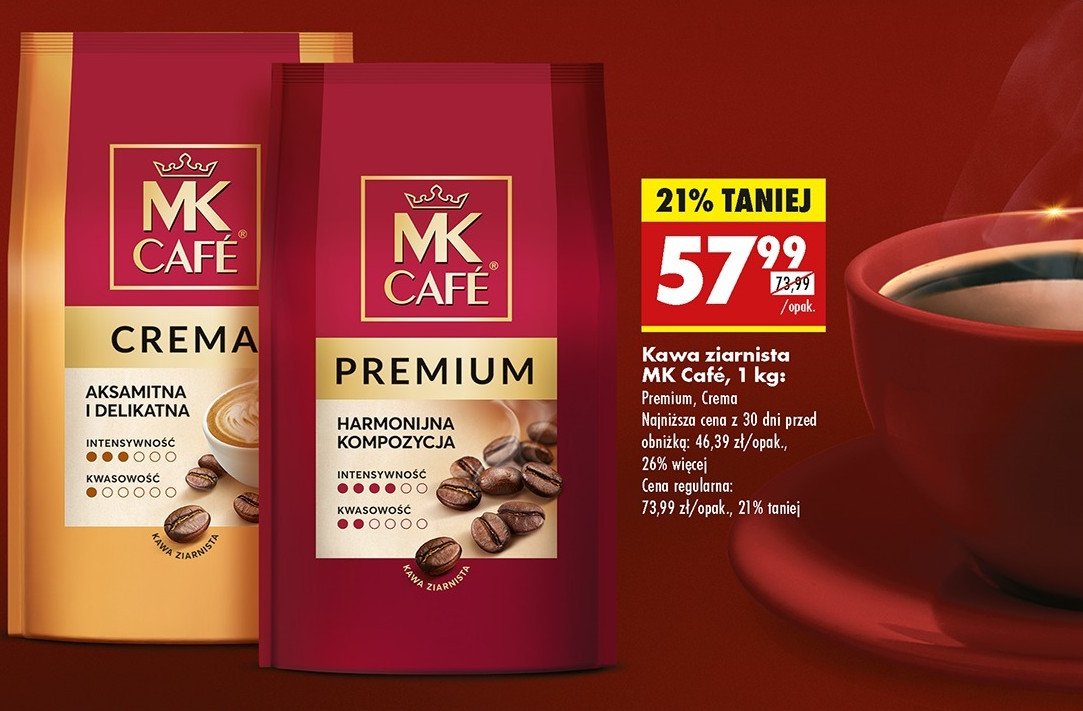 Kawa Mk cafe promocja