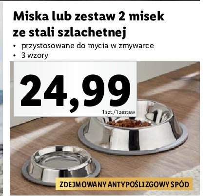Miski ze stali szlachetnej promocja