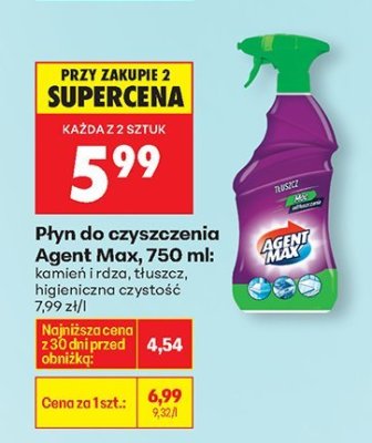 Płyn do czyszczenia tłuszczu promocja w Biedronka