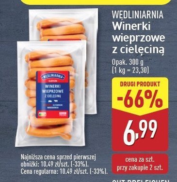 Winerki wieprzowe z cielęciną Wędliniarnia promocja