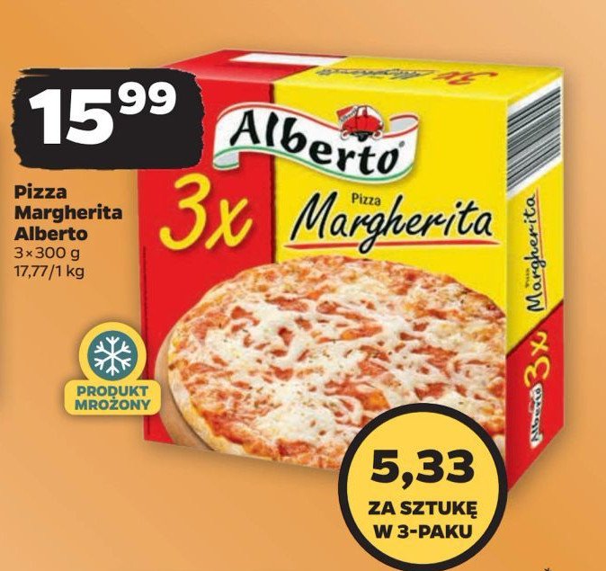 Pizza margherita Alberto promocja w Netto