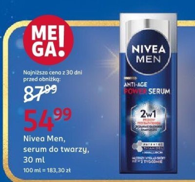 Nivea Men, serum do twarzy, 30 ml promocja w Rossmann