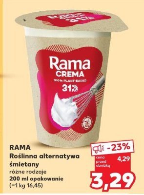 Roślina alternatywa śmietany różne rodzaje promocja w Kaufland