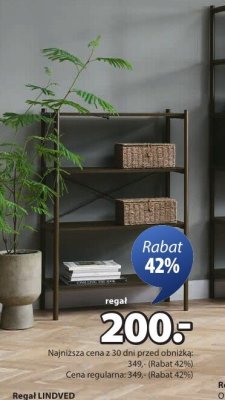 Regał LINDVED promocja w Jysk