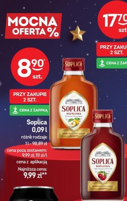 Wódka Soplica różne rodzaje 0,09l promocja w Żabka