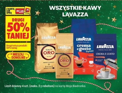 Wszystkie kawy Lavazza promocja w Biedronka