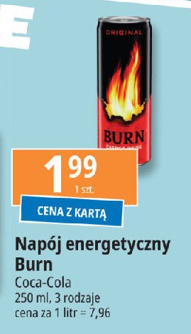 Napój original Burn promocja w Leclerc