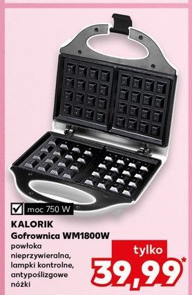 Gofrownica wm1800w Kalorik promocja