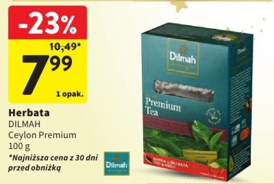 Herbata DILMAH Ceylon Premium promocja w Intermarche