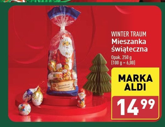 Mieszanka świąteczna z czekolady mlecznej Wintertraum promocja