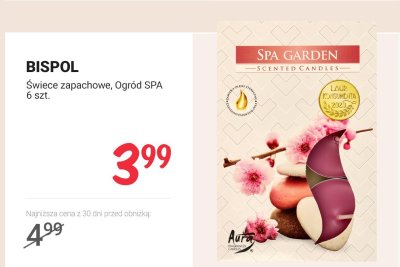 Świece zapachowe Ogród SPA 6 szt. promocja w Rossmann