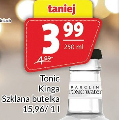 Tonic Kinga Szklana butelka promocja w Prim Market