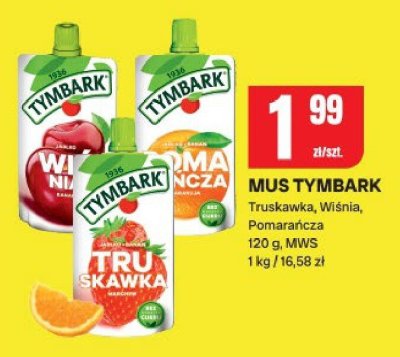 Mus Tymbark Truskawka, Wiśnia, Pomarańcza promocja w Chorten