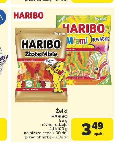 Żelki kwaśne Haribo miami promocja