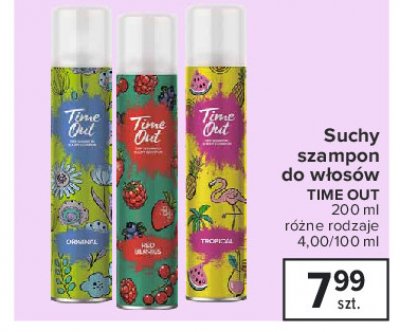 Suchy szampon red berries Time out promocja