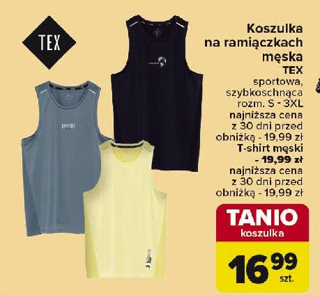 T-shirt męski z krótkim rękawem Tex promocja