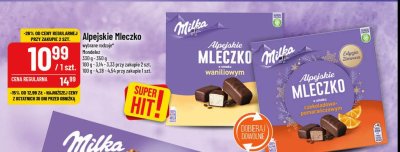Czekoladki czekoladowo-pomarańczowe Milka alpejskie mleczko promocja