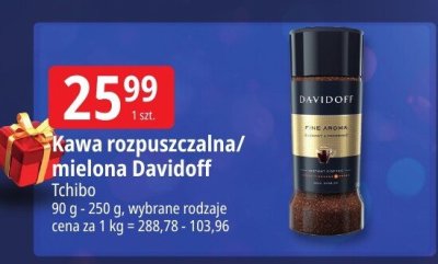 Kawa rozpuszczalna/mielona Davidoff Tchibo promocja w Leclerc