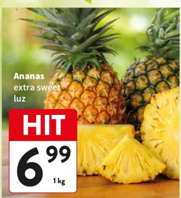 Ananas extra sweet luz promocja w Intermarche