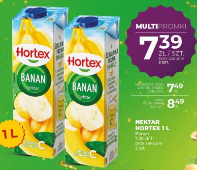 Nektar Hortex Banan 1L promocja w Duży Ben