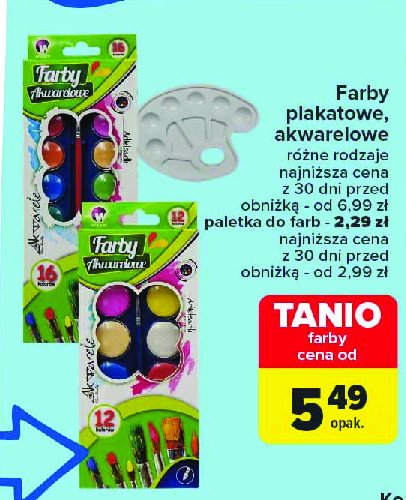 Farby akwarelowe Wikam promocja