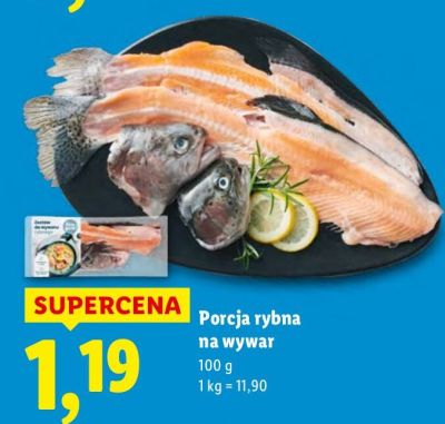 Porcja rybna na wywar promocja w Lidl