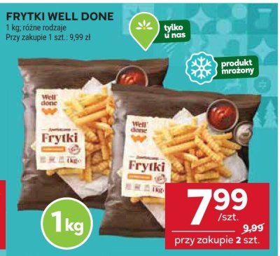 Frytki Well Done promocja w Stokrotka