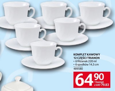 Komplet kawowy 12 części Trianon 489580 promocja w Selgros