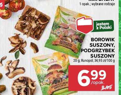 Podgrzybek suszony Runopol promocja