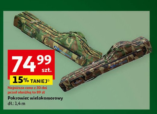 Pokrowiec wielokomorowy 1.4 m promocja w Auchan