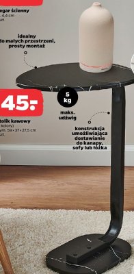 Stolik kawowy dostawiany do kanapy promocja w Netto