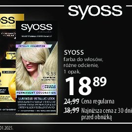 Farba do włosów 9_53 srebrzysty róż SYOSS PERMANENT promocja