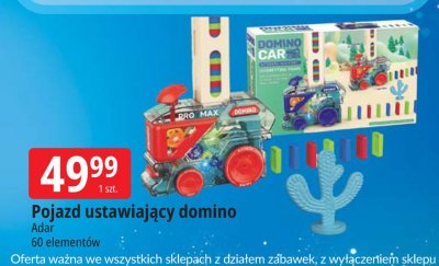 Pojazd ustawiający domino 60 elementów promocja w Leclerc