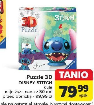 Puzzle 3d stich Ravensburger promocja w Carrefour