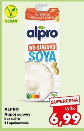 Napój sojowy bez cukru Alpro soya promocja