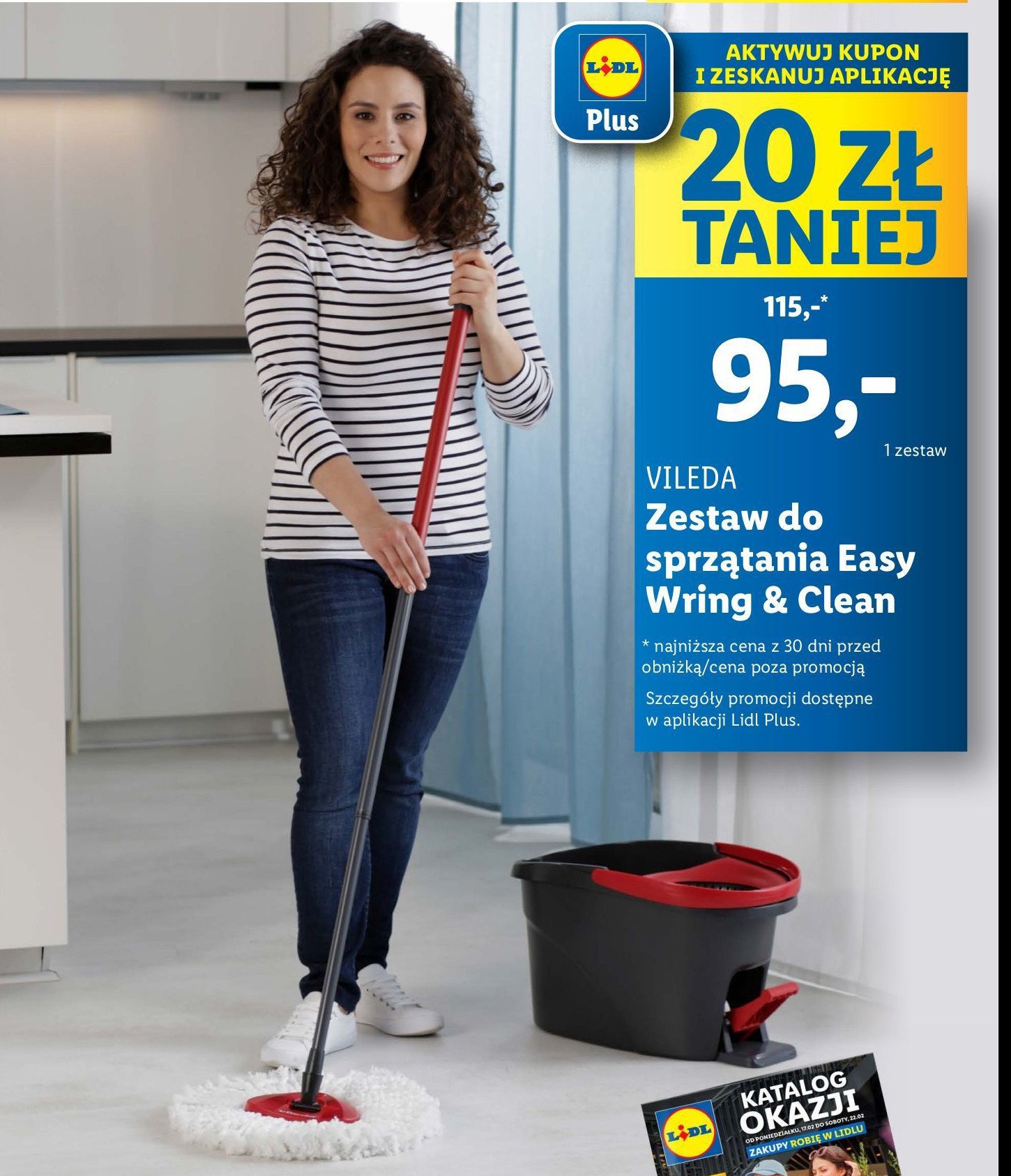 Zestaw mop easy wring and clean Vileda promocja