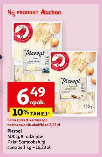 Pierogi serowo-jagodowe Auchan promocja