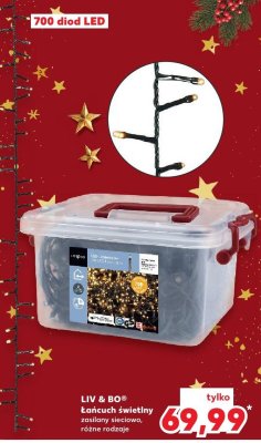Łańcuch świetlny 700 LED zasilany sieciowo, różne rodzaje promocja w Kaufland