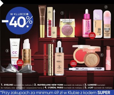 Kosmetyki do makijażu MAYBELLINE NEW YORK promocja w Super-Pharm