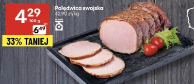 Polędwica swojska promocja w Delikatesy Centrum